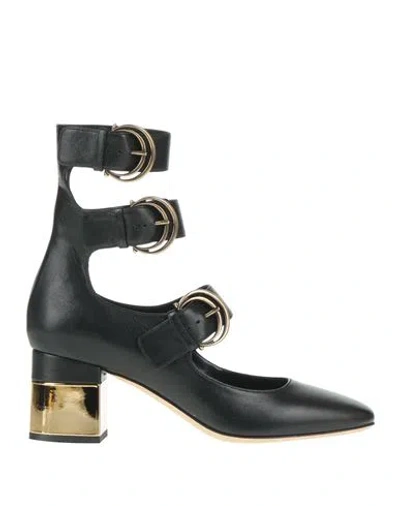 Chloé Alize Pumps In Black Leather