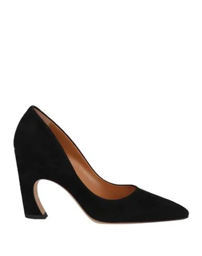 CHLOÉ CHLOÉ WOMAN PUMPS BLACK SIZE 8 LEATHER