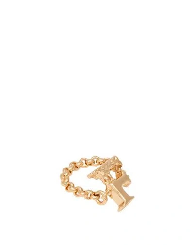 Chloé Woman Ring Gold Size 6 Brass
