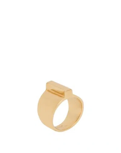 Chloé Woman Ring Gold Size 6.75 Brass
