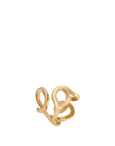 Chloé Woman Ring Gold Size 7.75 Metal
