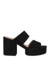 Chloé Woman Sandals Black Size 10 Soft Leather