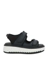 Chloé Woman Sandals Black Size 8 Leather, Textile Fibers In Black