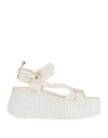Chloé Nama Sandals In White