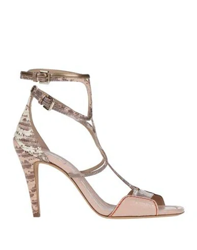 Chloé Woman Sandals Light Pink Size 11 Leather