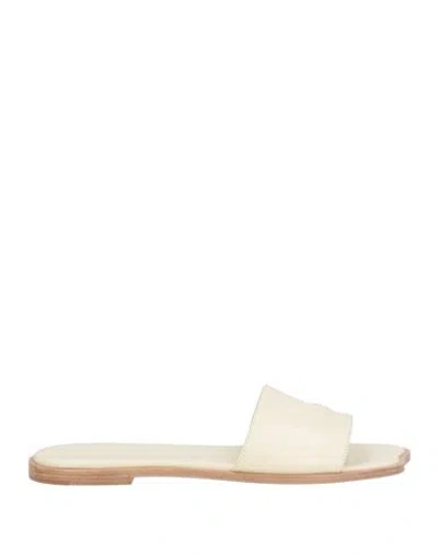 Chloé Woman Sandals Off White Size 8 Leather