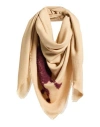 Chloé Woman Scarf Beige Size - Wool, Silk