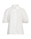Chloé Woman Shirt White Size 10 Cotton, Polyester In White
