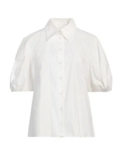 Chloé Woman Shirt White Size 10 Cotton, Polyester