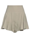 Chloé Woman Shorts & Bermuda Shorts Sage Green Size 8 Acetate, Viscose In Sage Green