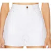 Chloé Short Classique « Dukuno » Femme Blanc Taille 25 87% Coton, 13% Chanvre In White
