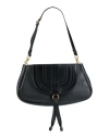 Chloé Woman Shoulder Bag Black Size - Soft Leather In Black