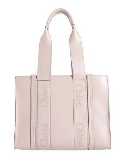 Chloé Woman Shoulder Bag Grey Size - Leather