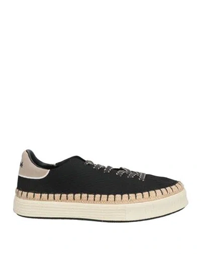 Chloé Woman Sneakers Black Size 8 Textile Fibers