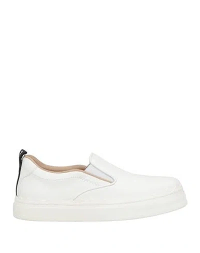 Chloé Woman Sneakers White Size 7 Soft Leather In Multi