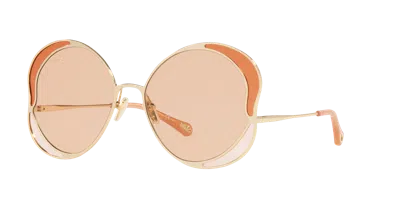 Chloé Woman Sunglass Ch0024s In Pink