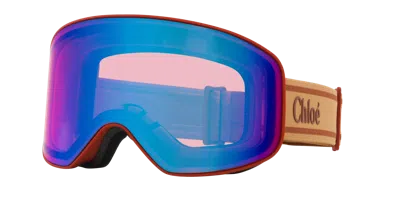 Chloé Woman Sunglass Ch0072s In Orange
