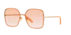 Chloé 60mm Gradient Square Sunglasses In Orange