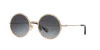 Chloé Womens Ch0230s Round-frame Metal Sunglasses Gold In Grey