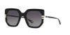 Chloé Womens Ch0240s Square-frame Acetate Sunglasses Black In Grey