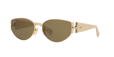 Chloé Woman Sunglass Ch0260s In Green