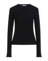 Chloé Woman Sweater Black Size S Wool, Cashmere, Polyamide, Elastane In Blue