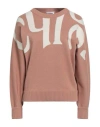 Chloé Woman Sweater Blush Size Xs Virgin Wool, Cotton