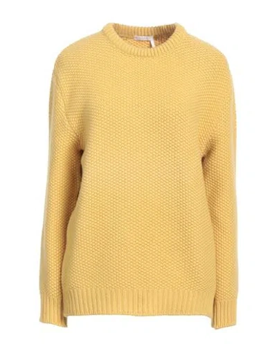 Chloé Woman Sweater Yellow Size Xs Cashmere