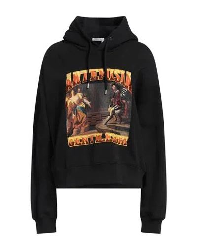 Chloé Woman Sweatshirt Black Size M Cotton, Elastane, Wool, Acrylic