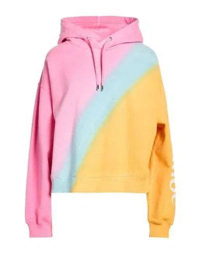 Chloé Woman Sweatshirt Pink Size L Cotton, Elastane In Multi