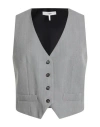 Chloé Woman Tailored Vest Grey Size 10 Virgin Wool In Gray