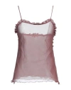 Chloé Woman Top Antique Rose Size 8 Silk In Pink