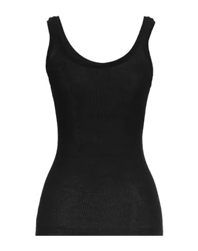 CHLOÉ CHLOÉ WOMAN TOP BLACK SIZE 4 VIRGIN WOOL