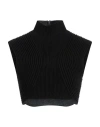Chloé Ribbed-knit Wool Crop Top In Black