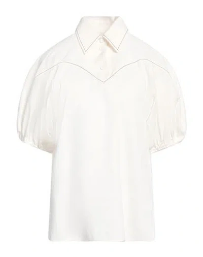 Chloé Woman Top Ivory Size 4 Cotton