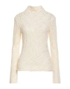 Chloé Woman Top Ivory Size 6 Cotton, Polyamide, Elastane In Multi
