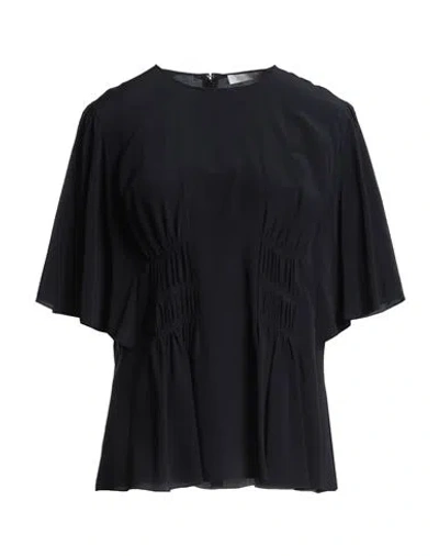 CHLOÉ CHLOÉ WOMAN TOP MIDNIGHT BLUE SIZE 10 SILK