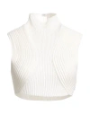 Chloé Woman Top Off White Size M Wool In Off White