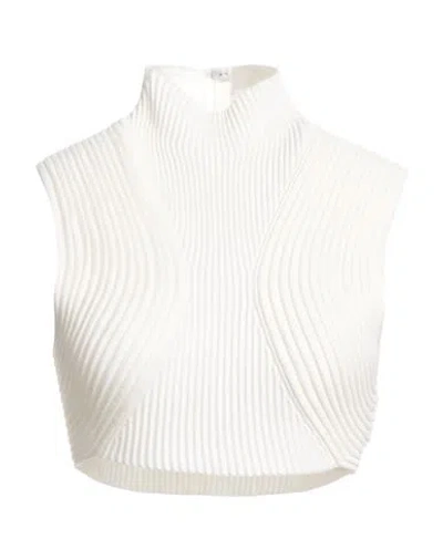 Chloé Woman Top Off White Size M Wool