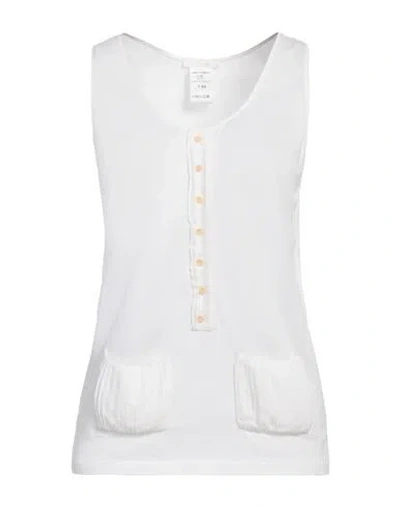 Chloé Woman Top White Size Xs Cotton, Silk