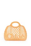 Chloé Cage Leather-trimmed Studded Rubber Shoulder Bag