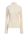Chloé Woman Turtleneck Ivory Size M Wool, Cashmere In White