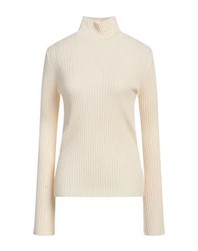 Chloé Woman Turtleneck Ivory Size M Wool, Cashmere In White