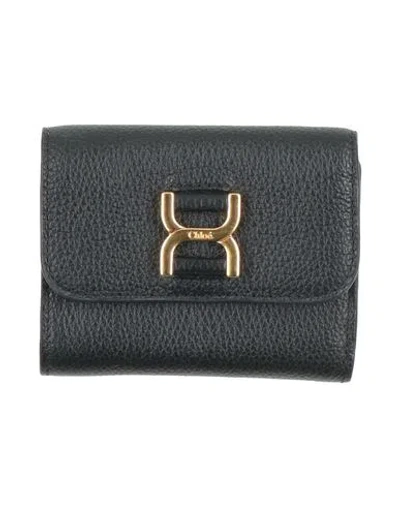 Chloé Woman Wallet Black Size - Leather