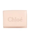 Chloé Logo Wallet In Pink