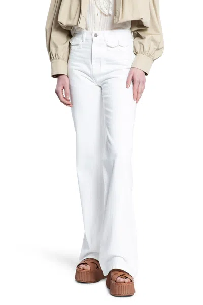 Chloé Woman White Jeans