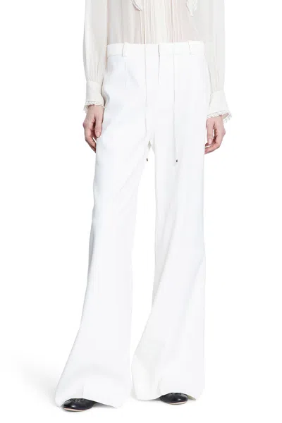 Chloé Woman White Trousers