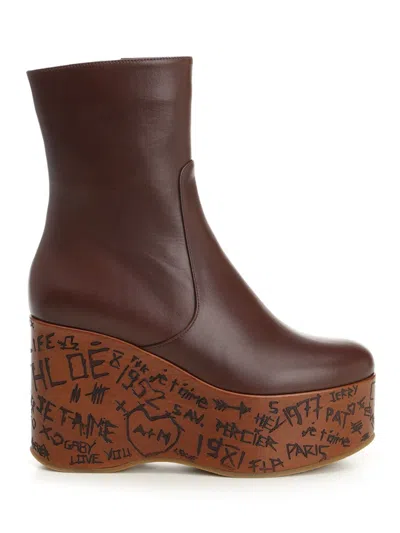 Chloé 15d - Maxime Boots Brown