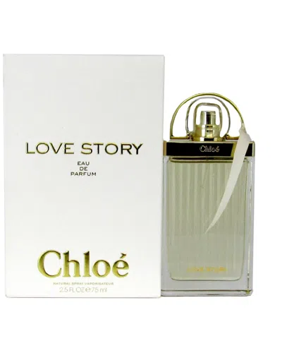 Chloé Women's 2.5oz Love Story Eau De Parfum Spray In Transparent