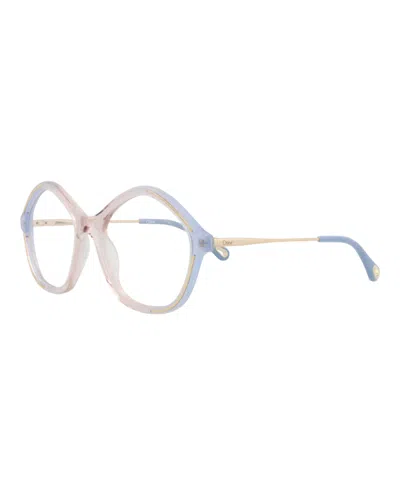CHLOÉ WOMEN'S 52 MM LIGHT BLUE EYEGLASSES